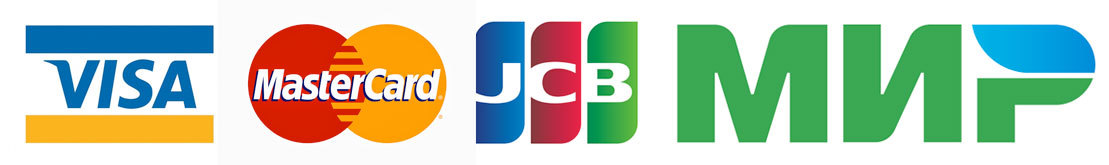 МИР VISA International  Mastercard Worldwide JCB